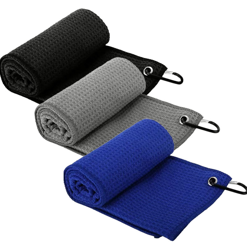 Golf Towel Waffle - Handuk Golf Multi-Warna (Stok Antar Negara)
