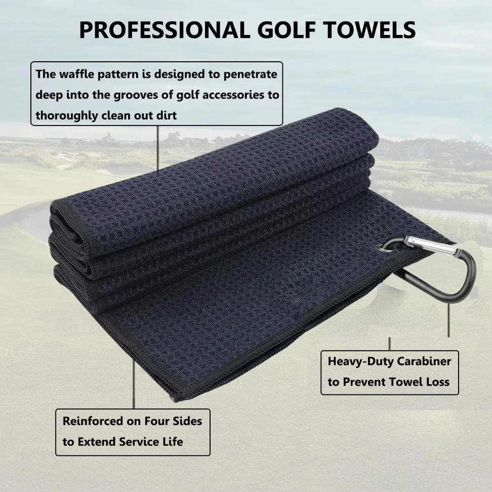 Handuk Golf Multi-Warna (Stok  - Golf Towel Waffle ulasan dan harga