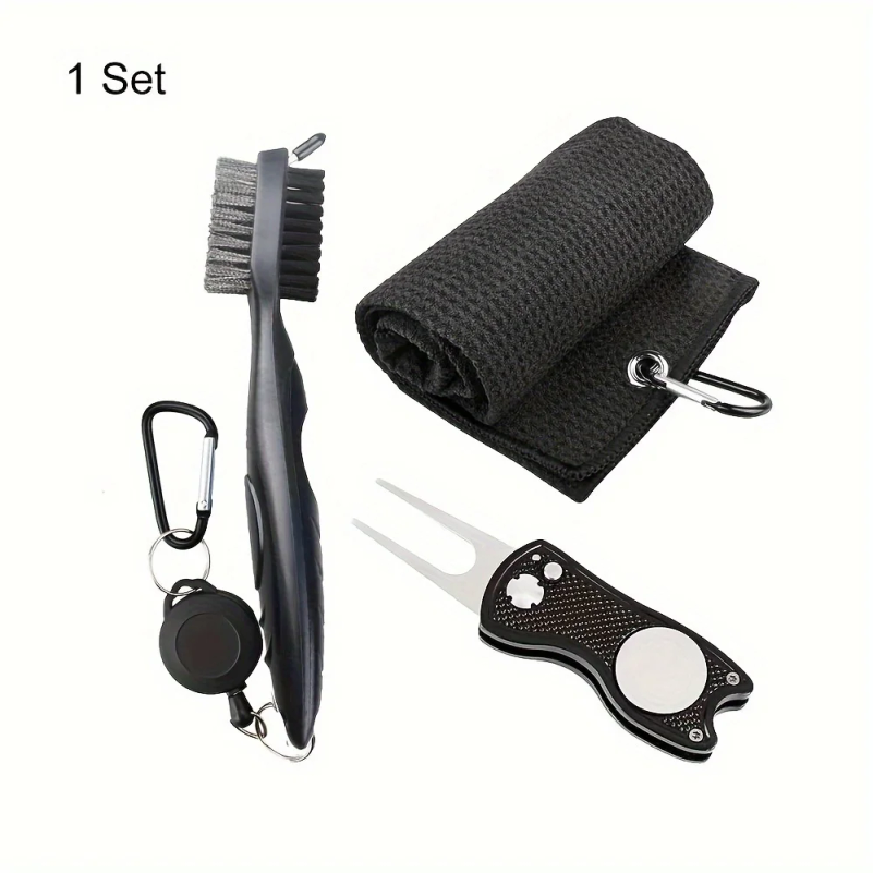 1 Buah Handuk Golf Hitam Pola  - Golf Towel Waffle ulasan dan harga