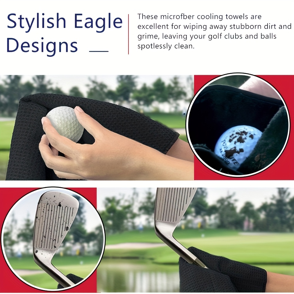 Handuk Golf Premium dengan Kli - Golf Towel Waffle ulasan dan harga