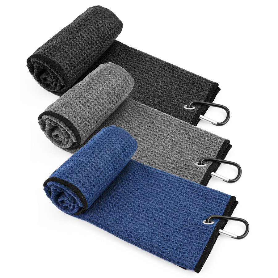 Handuk Golf Mikrofiber Dengan  - Golf Towel Waffle ulasan dan harga