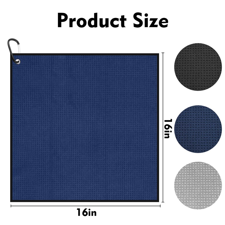 Handuk Golf Mikrofiber Dengan  - Golf Towel Waffle ulasan dan harga