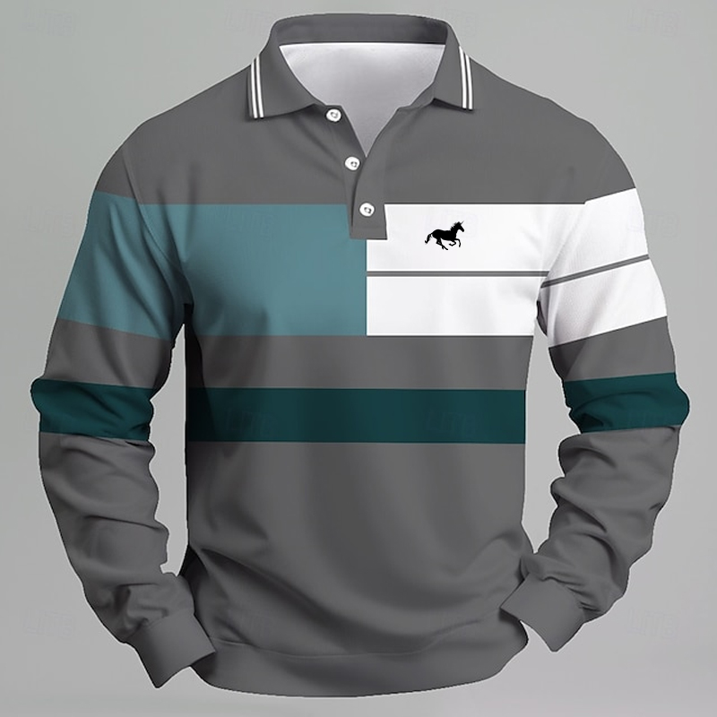 Kaos Polo Pria Bergaris dengan - Golf Equipment For Sale ulasan dan harga