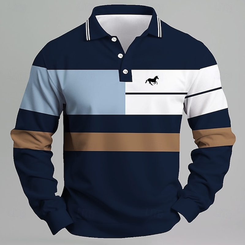 Kaos Polo Pria Bergaris dengan - Golf Equipment For Sale ulasan dan harga